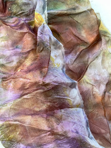 Eco-printing on Silk