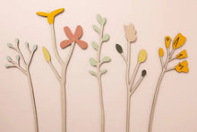 Load image into Gallery viewer, Wooden Flowers-Large Stem 6mm Thick-Mixed selection
