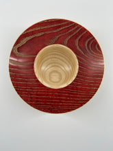 Load image into Gallery viewer, Red Rimmed Ash Bowl
